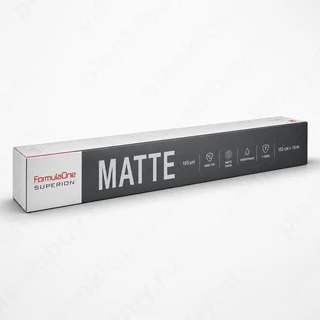 FORMULAONE SUPERION MATTE — матовая антигравийная полиуретановая пленка 185 мкм, рулон 152 см x 15 м