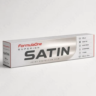 FORMULAONE SUPERION SATIN — сатиновая антигравийная полиуретановая пленка 185 мкм, рулон 152 см x 15 м