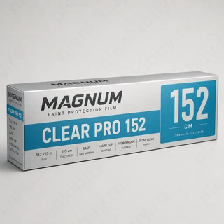 Magnum Clear Pro 1.52 — глянцевая антигравийная полиуретановая пленка 195 мкм, рулон 152 см x 15 м