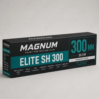Magnum Elite SH 300 — глянцевая антигравийная полиуретановая пленка 195 мкм, рулон 30 см x 30 м