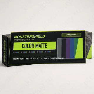 MonsterShield Color Matte — матовая антигравийная полиуретановая пленка 190 мкм, рулон 152 см x 15 м