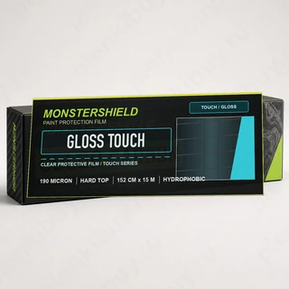 MonsterShield Gloss Touch — глянцевая антигравийная полиуретановая пленка 190 мкм, рулон 152 см x 15 м