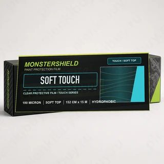 MonsterShield Soft Touch — глянцевая антигравийная полиуретановая пленка 190 мкм, рулон 152 см x 15 м