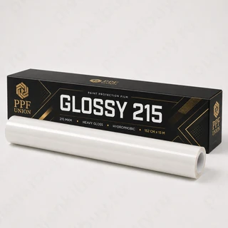PPF Union Glossy 215 мкм — глянцевая антигравийная полиуретановая пленка 215 мкм, рулон 152 см x 15 м