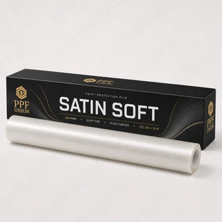 PPF Union Satin Soft — сатиновая антигравийная полиуретановая пленка 190 мкм, рулон 152 см x 15 м