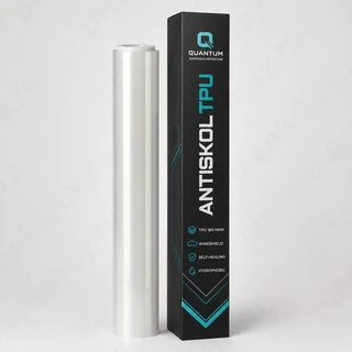 Quantum Antiskol TPU — глянцевая антигравийная полиуретановая пленка 180 мкм, рулон 122 см x 15 м