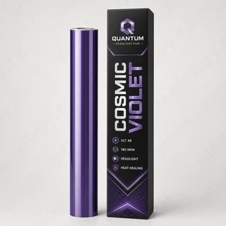 Quantum Cosmic Violet 1524 мм — глянцевая антигравийная полиуретановая пленка 180 мкм, рулон 152 см x 15 м