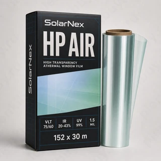 SolarNex HP Air — тонировочная пленка 75% VLT, ИК-защита 20%, рулон 152 см x 30 м