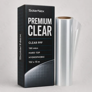 SolarNex Premium Clear — глянцевая антигравийная полиуретановая пленка 190 мкм, рулон 152 см x 15 м
