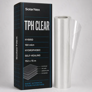 SolarNex TPH Clear — глянцевая антигравийная полиуретановая пленка 160 мкм, рулон 152 см x 15 м