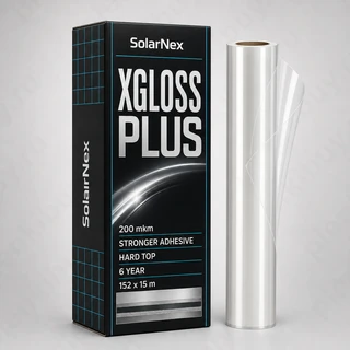 SolarNex XGloss Plus — глянцевая антигравийная полиуретановая пленка 200 мкм, рулон 152 см x 15 м