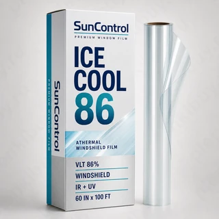 SunControl Ice Cool 86 — тонировочная пленка 86% VLT, рулон 152 см x 30.48 м